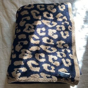 Barefoot Dreams CozyChic Barefoot in the Wild Throw (Camel/Black)